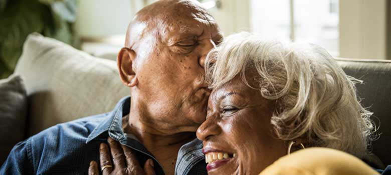 A man and his wife