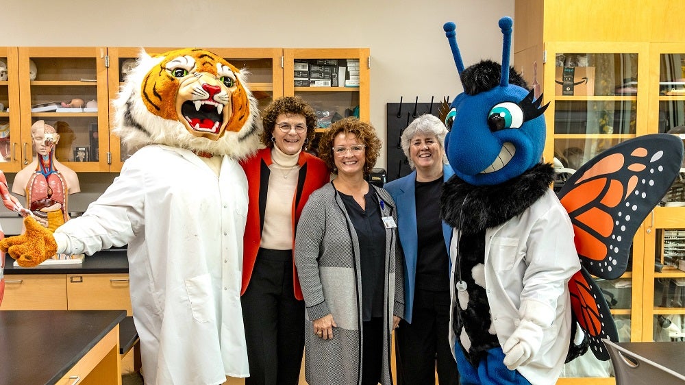 SUNY Cobleskill mascot & president, Bassett's Chief Nursing Executive, & Maria College's president & mascot