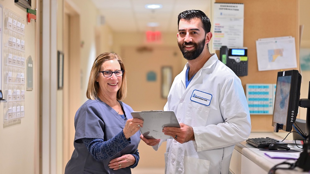 Neuro Chief with colleague