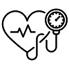 Heart testing icon