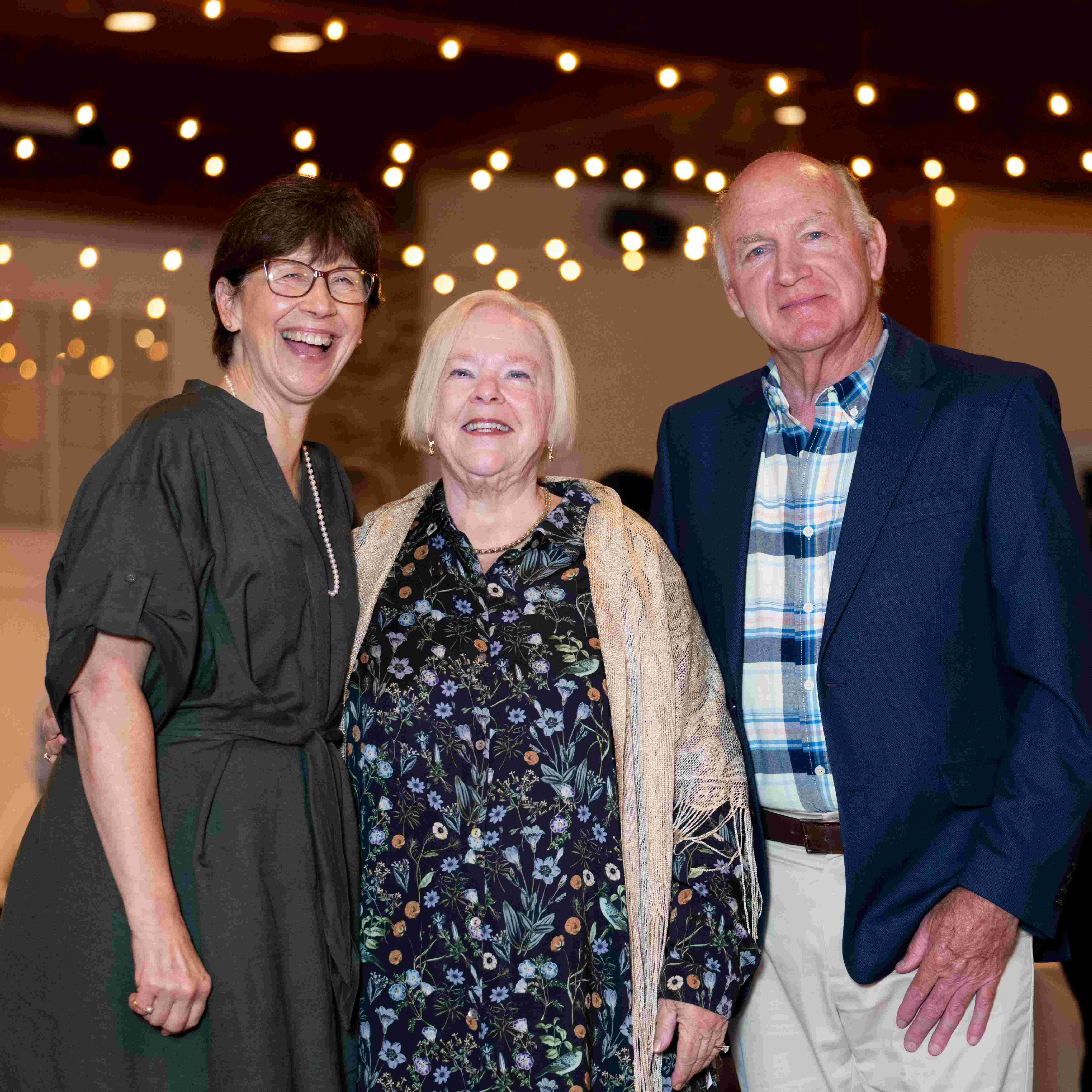 Jane Hamilton, Manager, School-Based Health, Joyce Barber, Friends of Bassett Board Member, & David Barber
