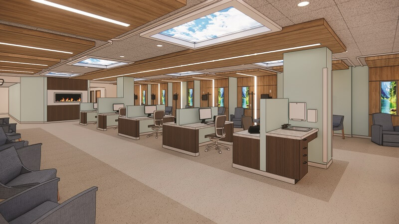 Infusion room rendering