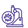 cancer cell under microscope icon