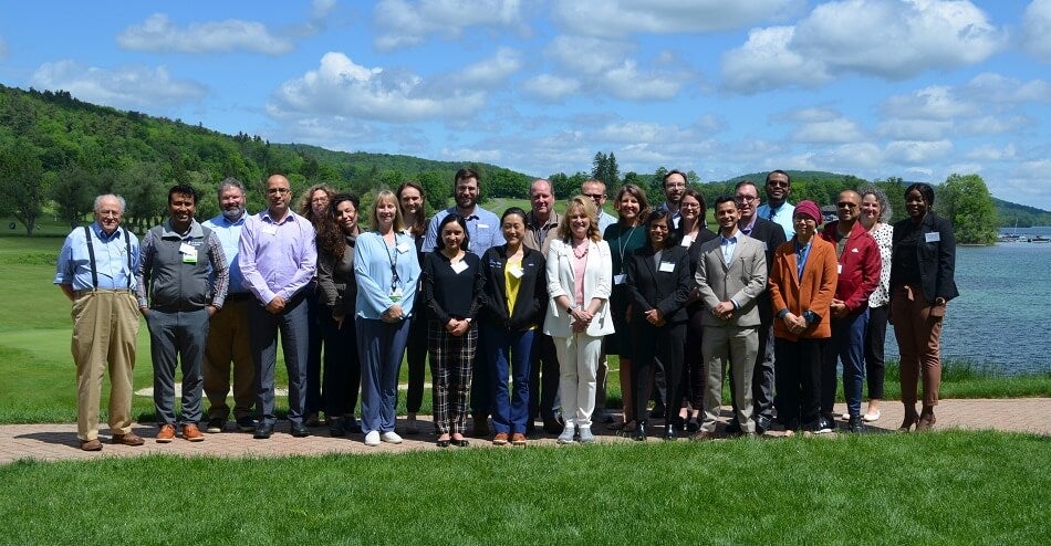 Bassett Faculty Development Group Picture By Otsego Lake - May 2024