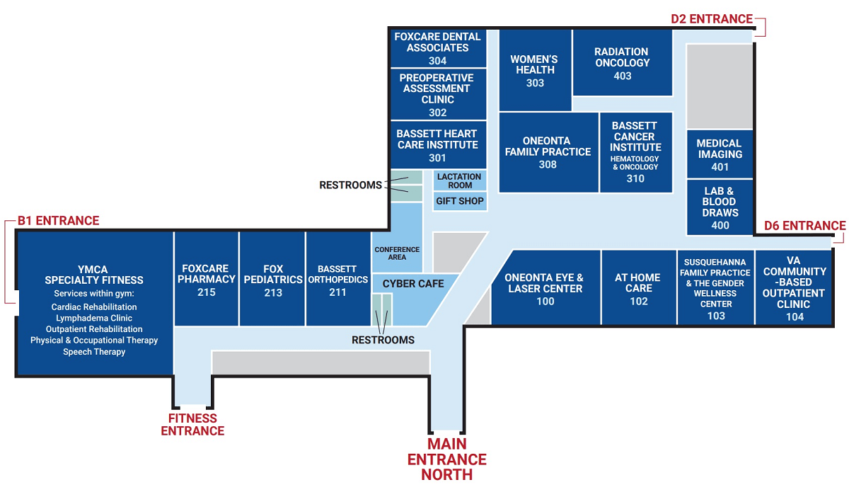 FoxCare Center Map
