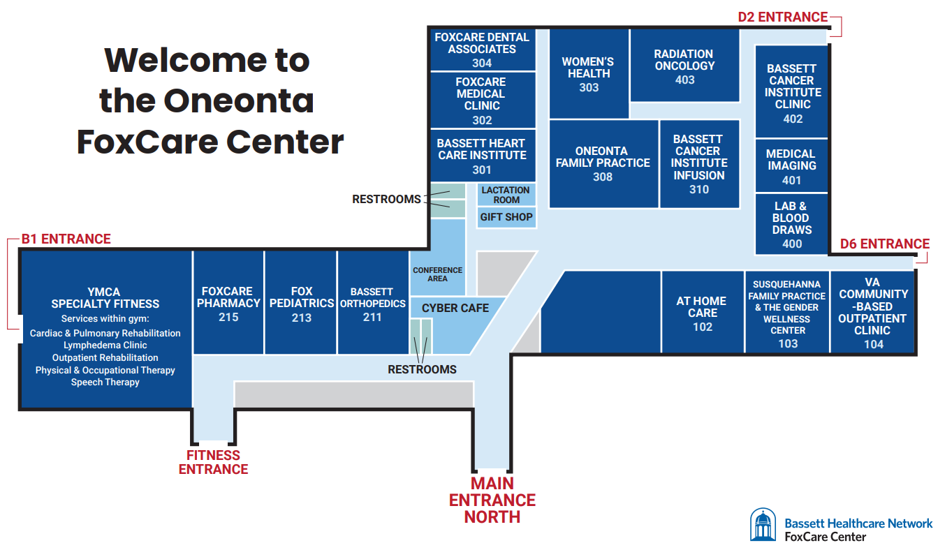 FoxCare Center Map